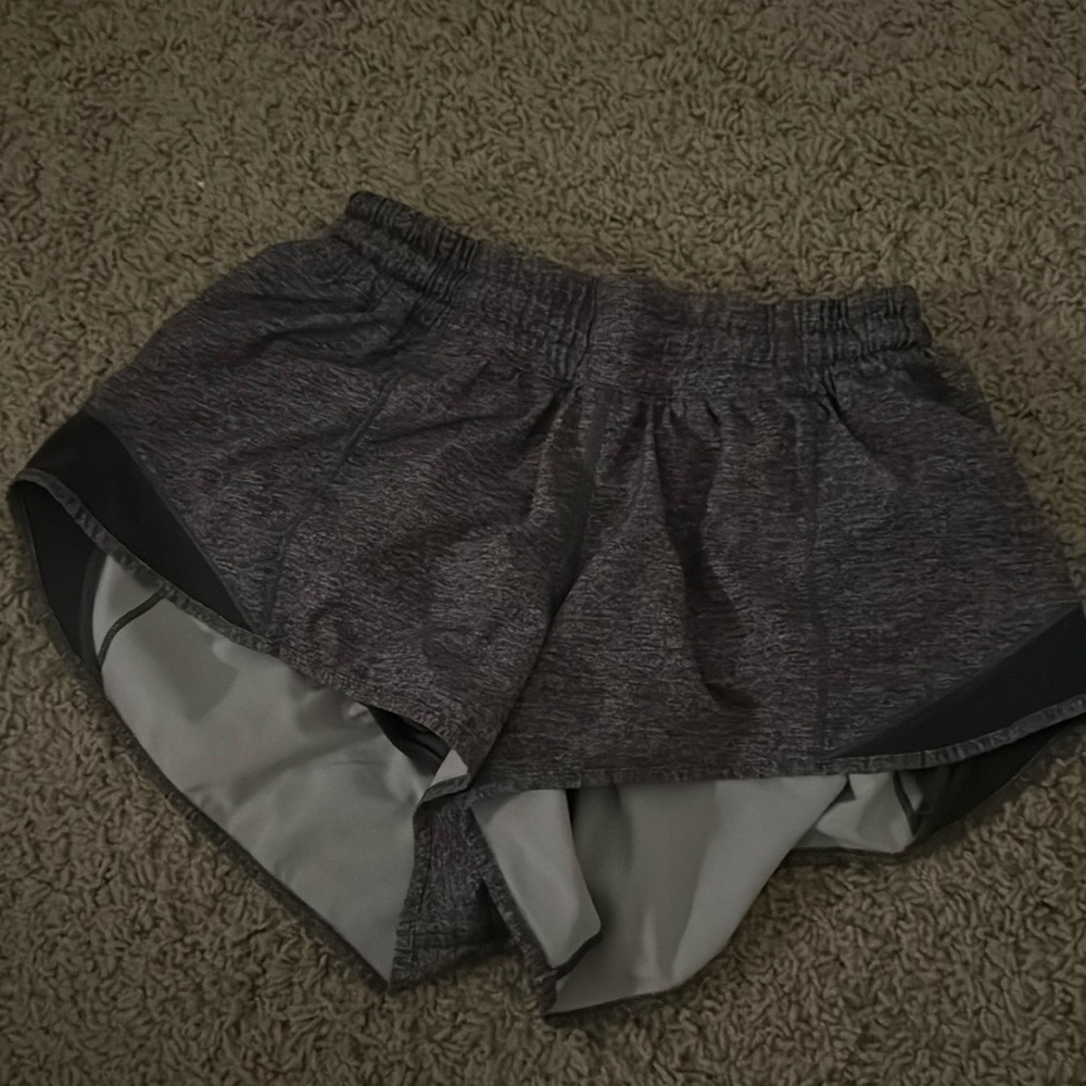 Grey Lulu Hotty Hot Shorts 2.5 inch